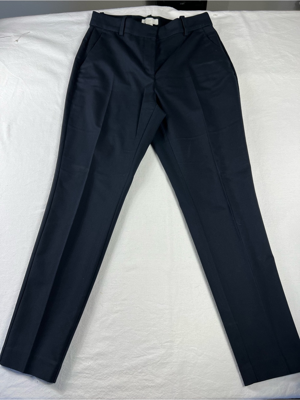 H&M Classic Navy Blue Pants Office Workwear Business Casual Suit Preppy Capsule